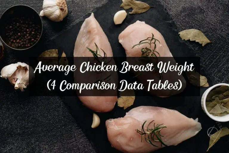 Average Chicken Breast Weight (4 Comparison Data Tables)